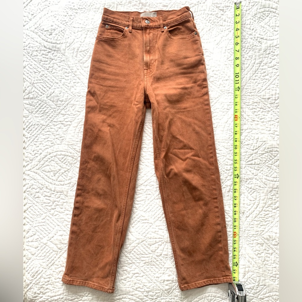 Everlane Women's Way High Jeans in Rust